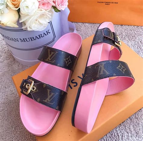 louis vuitton sandals women gold|Designer Sandals for Women .